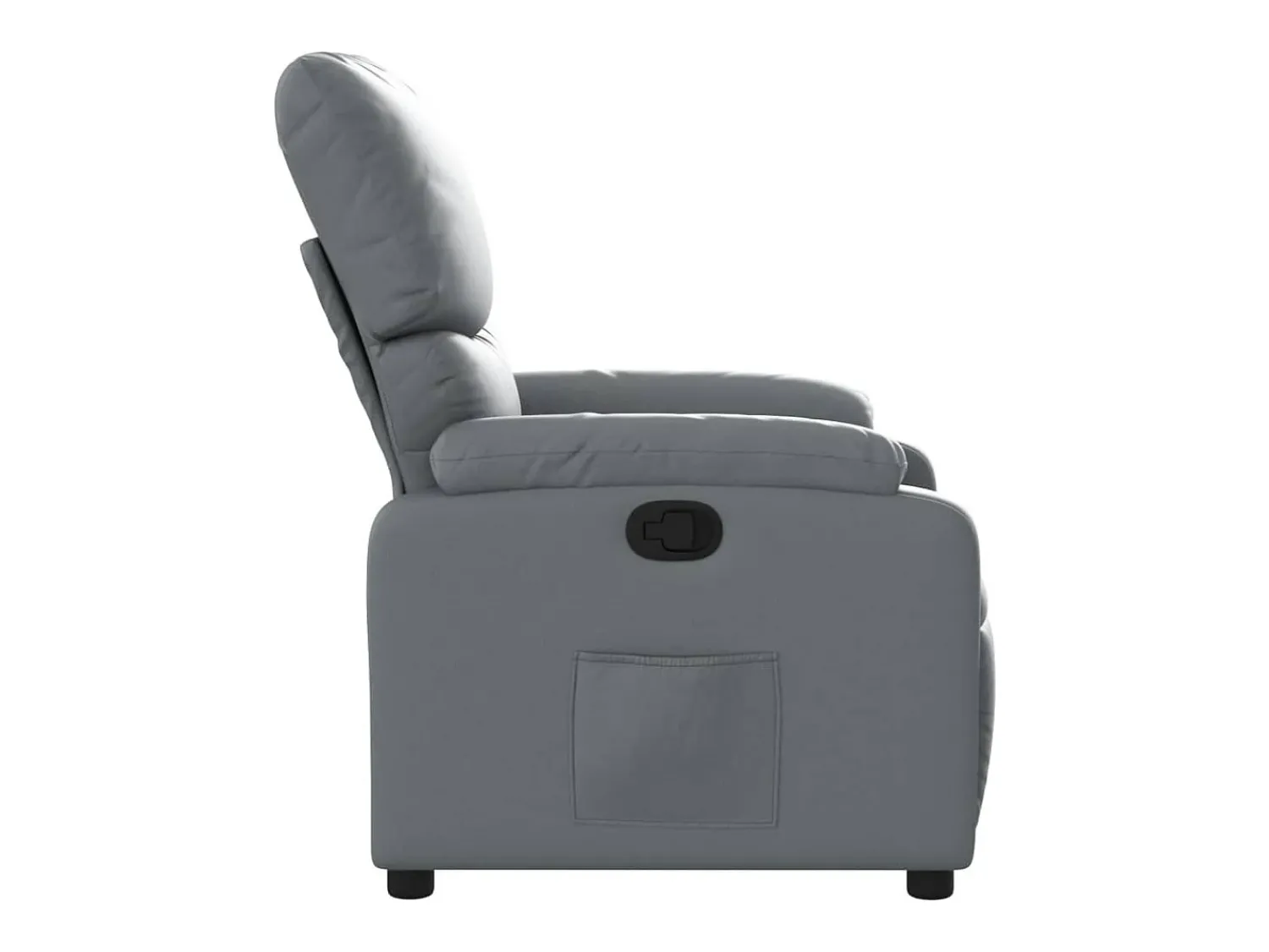 Poltrona* Poltrona reclinável couro artificial SHL468610 Cinzento