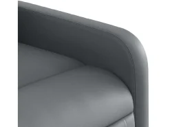 New Poltrona reclinável couro artificial SHL660431 Cinzento