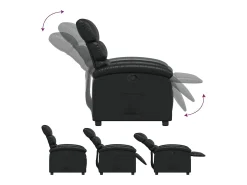 Poltrona reclinável couro artificial SHL768266^ Poltrona