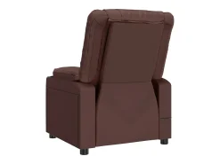 Poltrona| Poltrona reclinável couro artificial SHL923404 Castanho