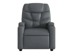 New Poltrona reclinável couro artificial SHL336956 Cinzento