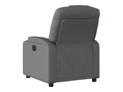 Poltrona* Poltrona reclinável couro artificial SHL183737 Cinzento