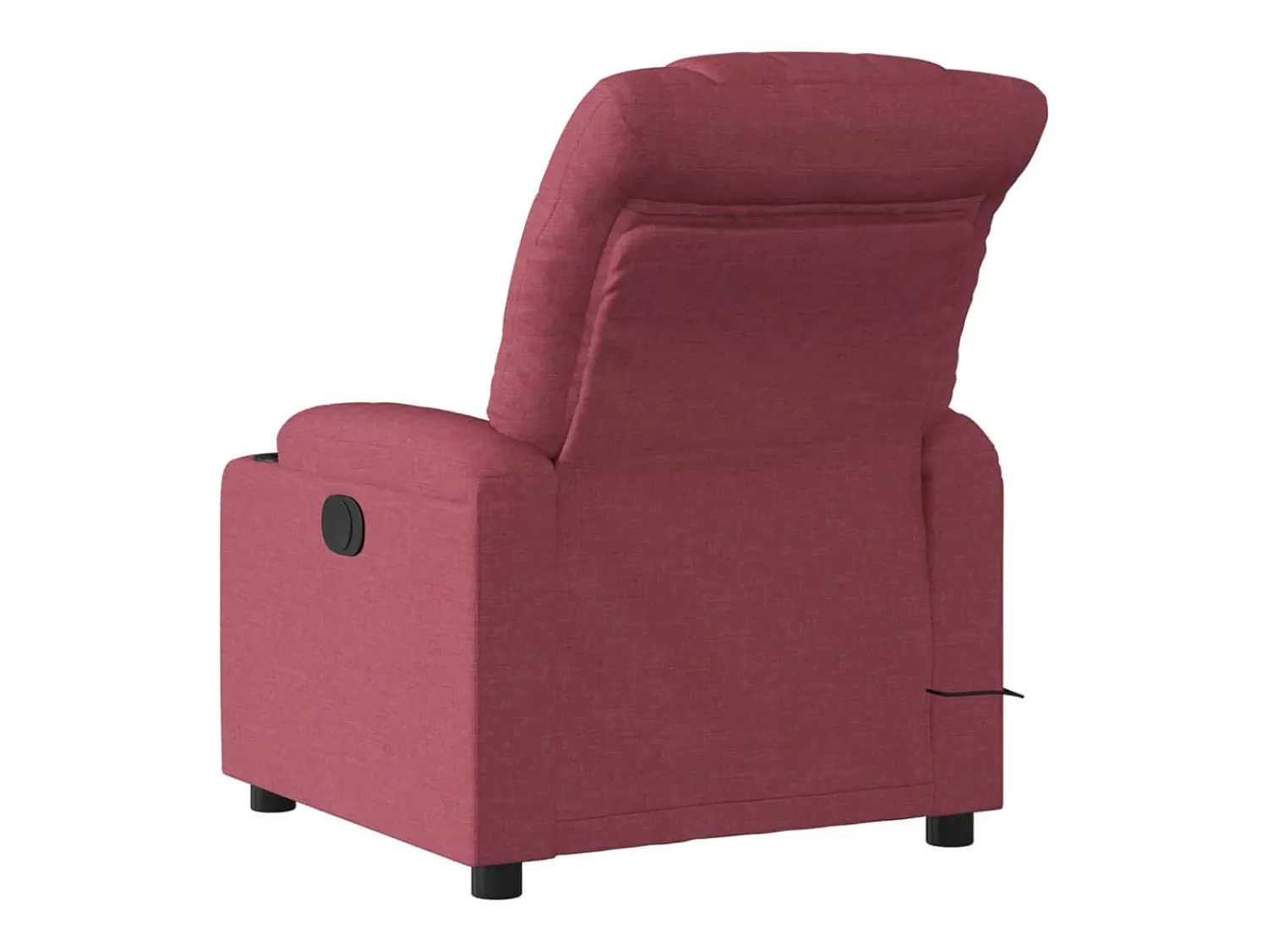 Poltrona* Poltrona reclinável de massagens elétrica tecido tinto SHL674043 Vermelho