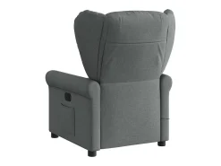 Poltrona| Poltrona reclinável de massagem em tecido cinza escuro SHL203114 Cinza antracite