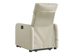 Poltrona reclinável de massagens couro artificial cor SHL695489^ Poltrona