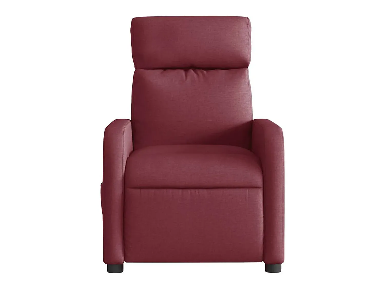 Poltrona| Poltrona reclinável de massagens elétrica tecido tinto SHL745020 Vermelho