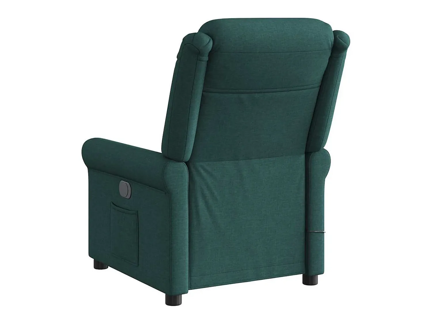 Poltrona* Poltrona reclinável de massagens elétrica tecido verde-escuro SHL370838 Verde pinho