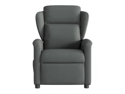 Outlet Poltrona reclinável de massagem em tecido cinza escuro SHL787884 Cinza antracite