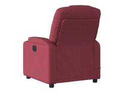 Poltrona| Poltrona reclinável de massagens elétrica tecido tinto SHL601625 Vermelho