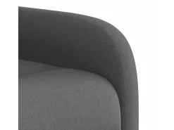 Best Poltrona reclinável de massagem em tecido cinza escuro SHL630541 Cinza antracite
