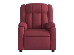 Poltrona*vidaxl Poltrona reclinável de massagens elétrica tecido tinto Vermelho