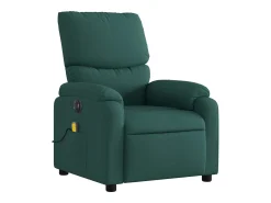 Poltrona| Poltrona reclinável de massagens elétrica tecido verde-escuro SHL721153 Verde pinho