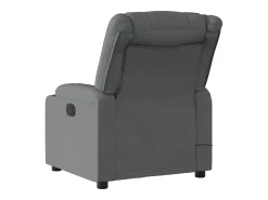 Poltrona* Poltrona reclinável de massagens elétrica tecido cinza-escuro SHL954506 Cinza antracite