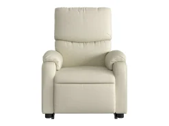 Poltrona reclinável de massagens couro artificial cor SHL498647^ Poltrona