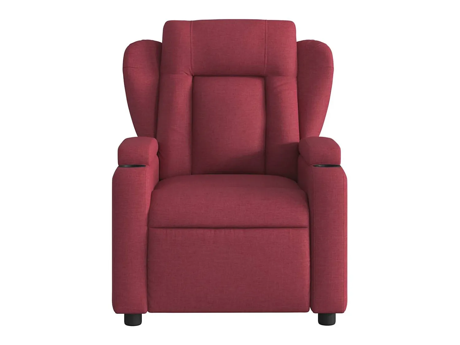 Poltrona* Poltrona reclinável de massagens elétrica tecido tinto SHL373069 Vermelho