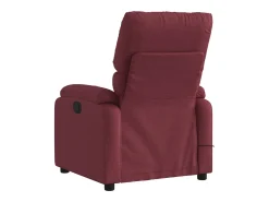 Poltrona| Poltrona reclinável de massagens elétrica tecido tinto SHL380893 Vermelho