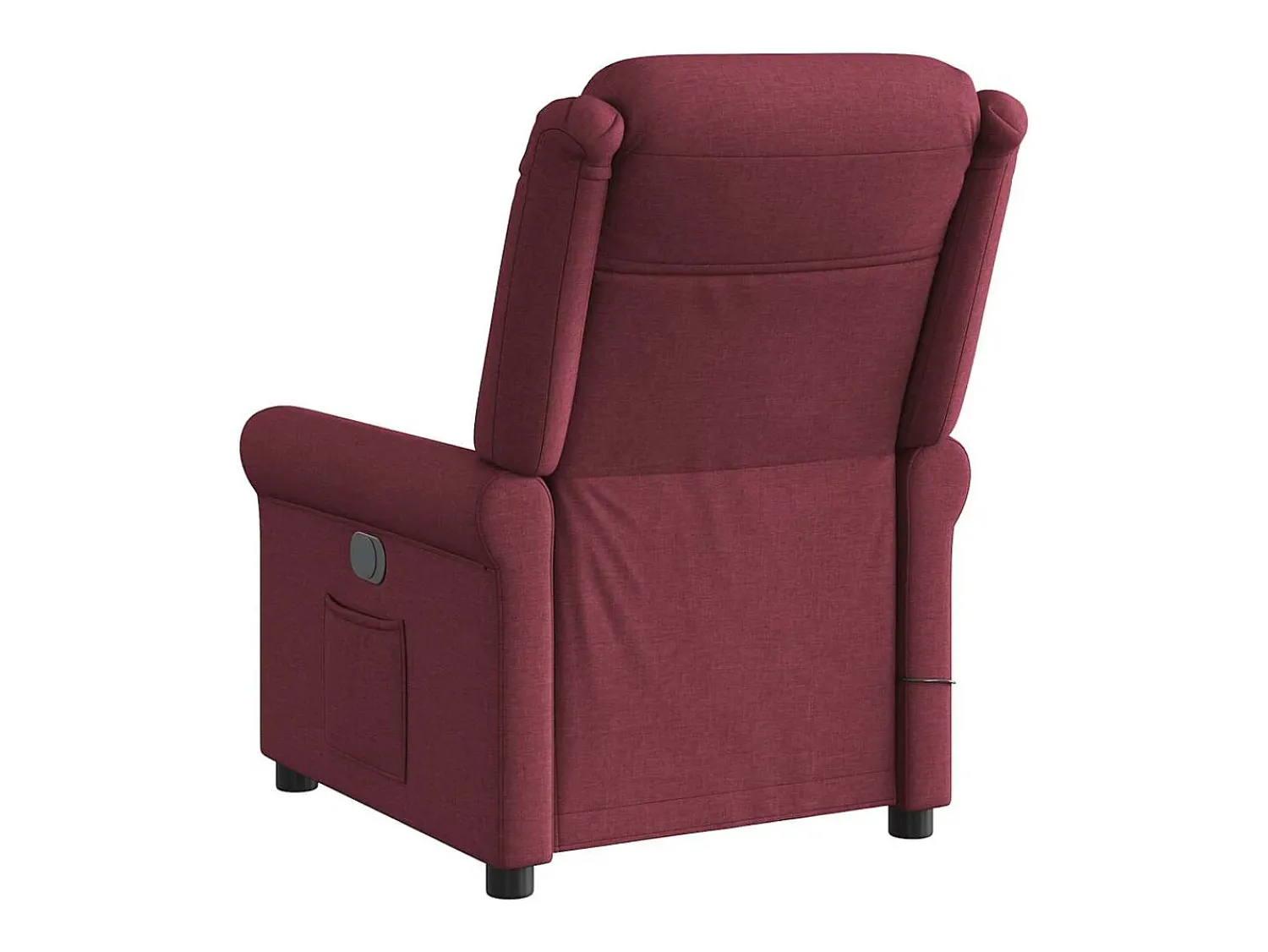 Poltrona* Poltrona reclinável de massagens elétrica tecido tinto SHL586327 Vermelho