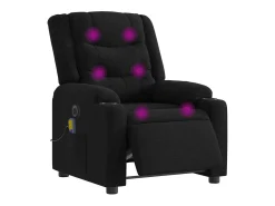 Poltrona* Poltrona reclinável de massagens elétrica tecido SHL928639 Preto