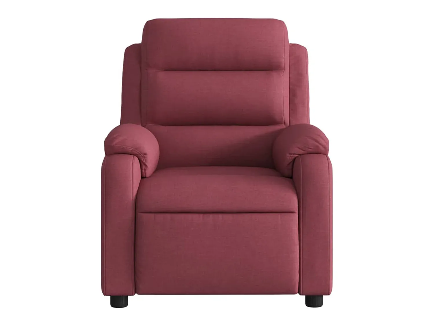 Poltrona| Poltrona reclinável de massagens elétrica tecido tinto SHL617525 Vermelho