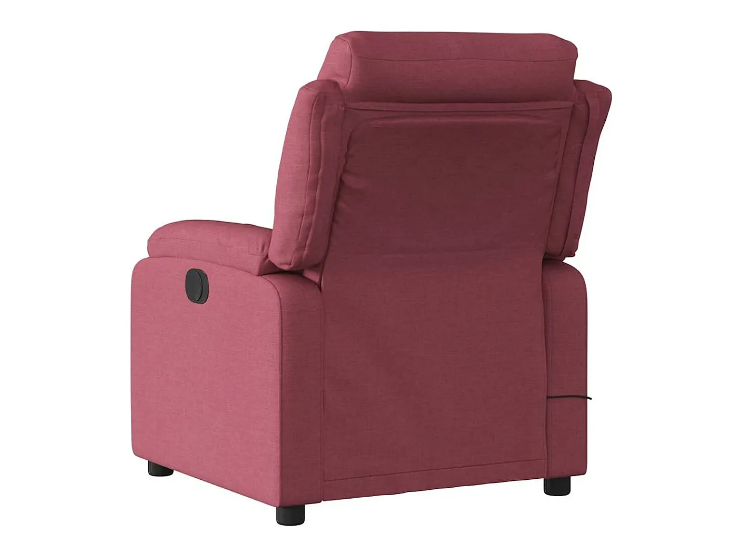 Poltrona| Poltrona reclinável de massagens elétrica tecido tinto SHL617525 Vermelho