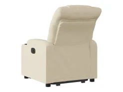 Poltrona* Poltrona reclinável elevatória tecido cor PT834008 Creme