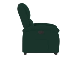 Clearance vidaxl Poltrona reclinável elevatória veludo -escuro Verde