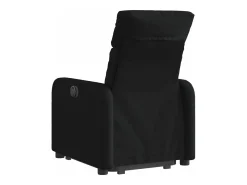 Poltrona* Poltrona reclinável elevatória elétrica tecido PT885370 Preto