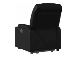 Poltrona* Poltrona reclinável elevatória couro artificial PT147927 Preto