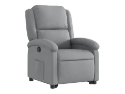 Sale vidaxl Poltrona reclinável elevatória tecido -claro Cinzento