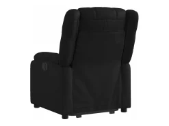 Poltrona| Poltrona reclinável elevatória couro artificial PT420904 Preto