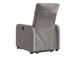 Poltrona| Poltrona reclinável elevatória tecido cinzento-acastanhado PT865430 Taupe
