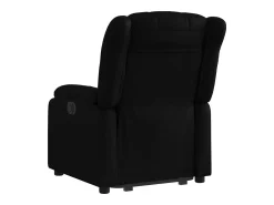 Poltrona reclinável elevatória elétrica couro artificial PT159331 Preto