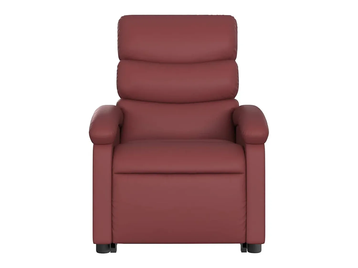 Poltrona|vidaxl Poltrona reclinável elevatória couro artificial tinto Vermelho