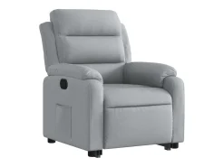 Poltrona| Poltrona reclinável elevatória tecido cinzento-claro PT802966 Cinzento claro
