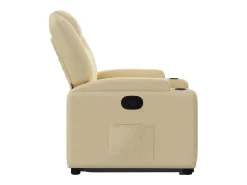 Poltrona*vidaxl Poltrona reclinável elevatória tecido cor Creme