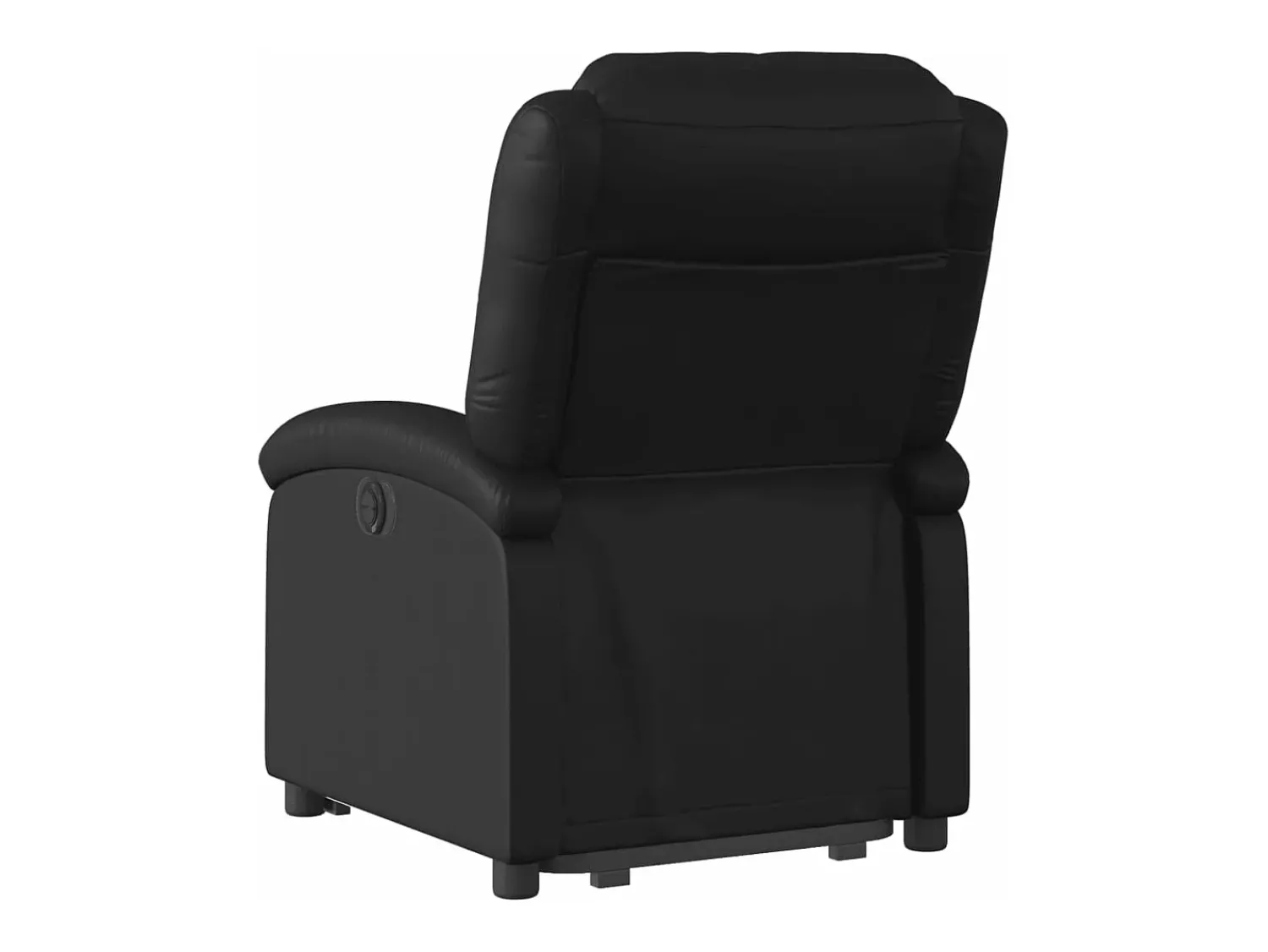 Poltrona| Poltrona reclinável elevatória elétrica couro artificial PT787303 Preto