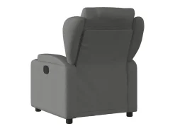 Sale Poltrona reclinável elétrica tecido -escuro PT179146 Cinzento