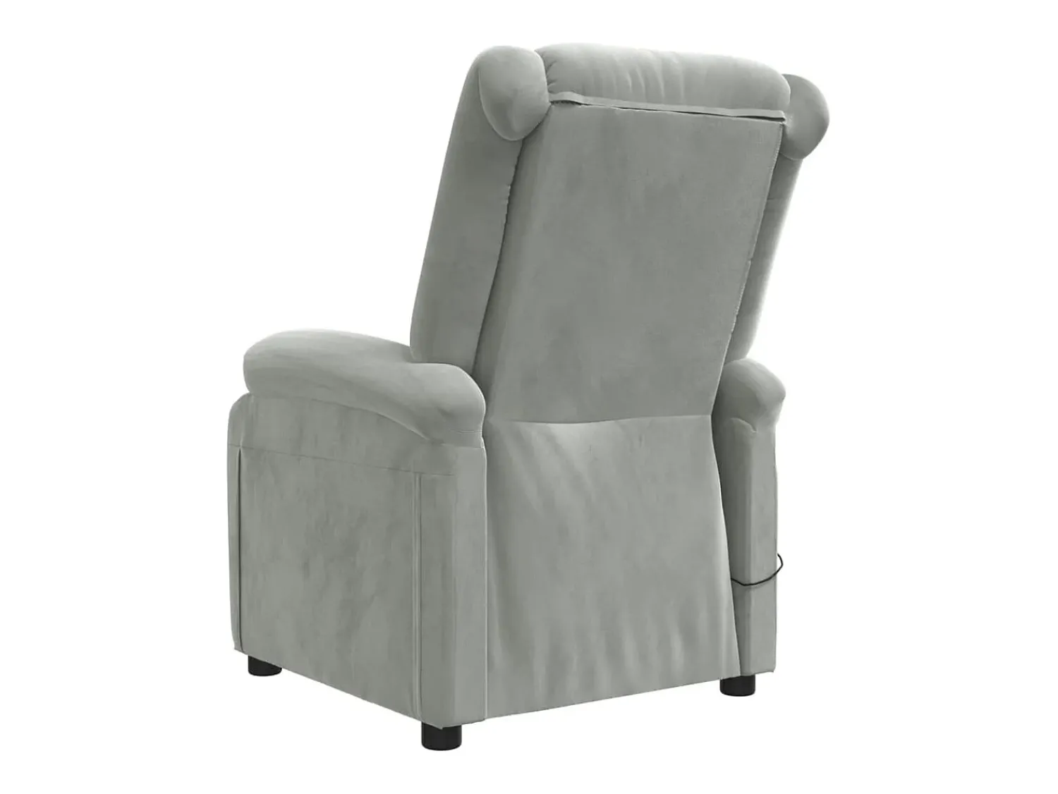 Hot vidaxl Poltrona reclinável elétrica veludo -claro Cinzento