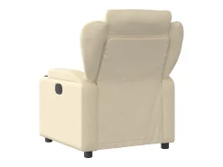Poltrona* Poltrona reclinável elétrica tecido cor PT360007 Creme