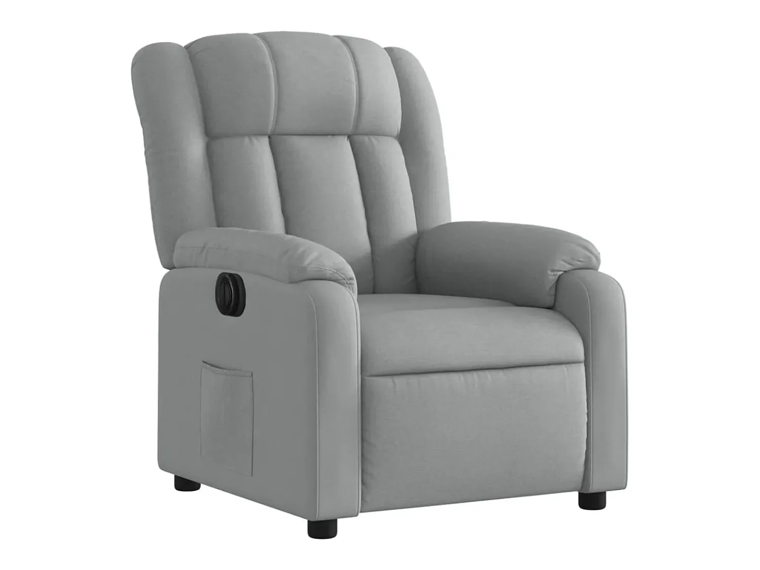 Poltrona* Poltrona reclinável elétrica tecido cinzento-claro PT591457 Cinzento claro