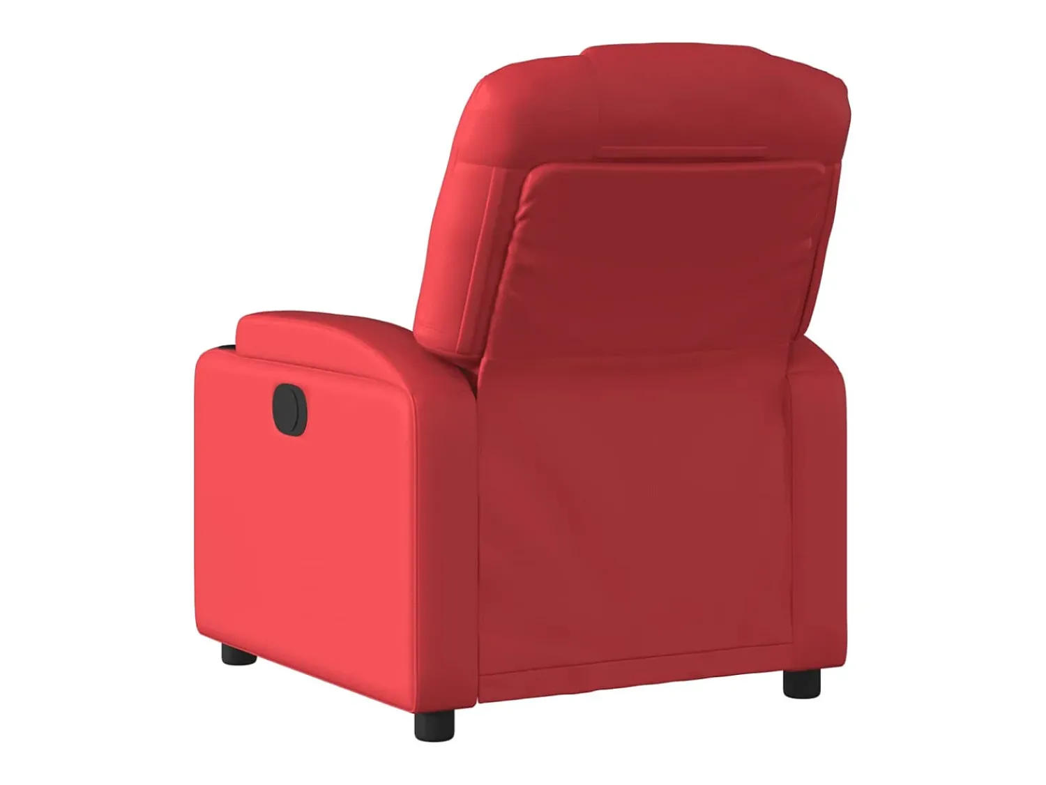 Poltrona| Poltrona reclinável elétrica couro artificial PT964910 Vermelho