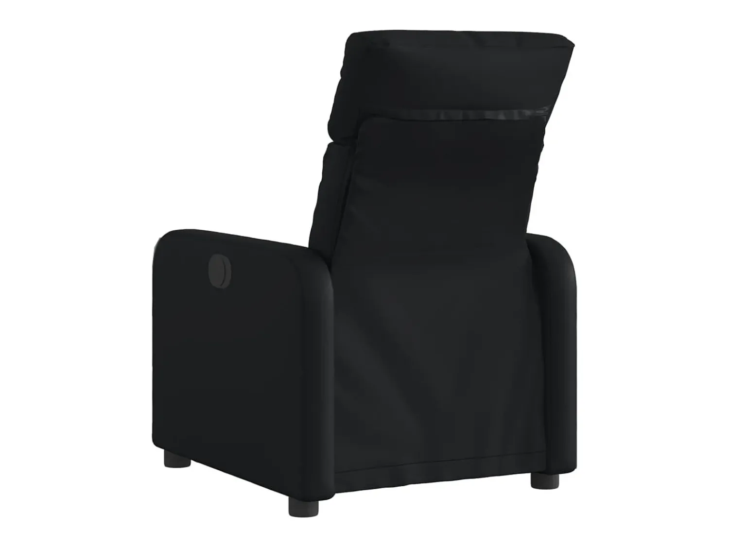 Online Poltrona reclinável elétrica couro artificial PT493632 Preto