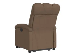 Poltrona* Poltrona reclinável massagens | Poltrona Confortável tecido SHL632760 Castanho