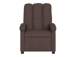 Poltrona| Poltrona reclinável massagens elétrica | Poltrona Confortável tecido -escuro SHL159307 Castanho