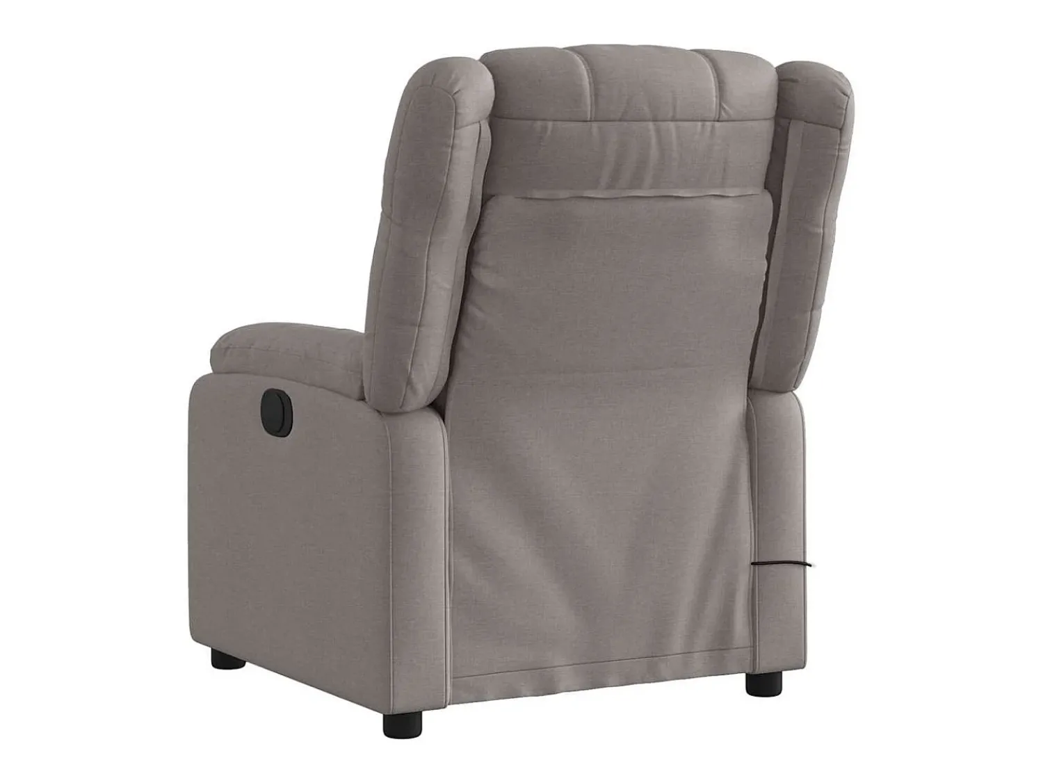 Poltrona| Poltrona reclinável massagens elétrica | Poltrona Confortável tecido cinza-acastanhado SHL926631 Taupe