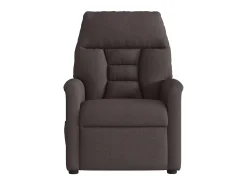 Poltrona reclinável massagens elétrica | Poltrona Confortável tecido -escuro SHL959541^ Poltrona