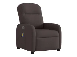 Poltrona* Poltrona reclinável massagens elétrica | Poltrona Confortável tecido -escuro SHL618660 Castanho