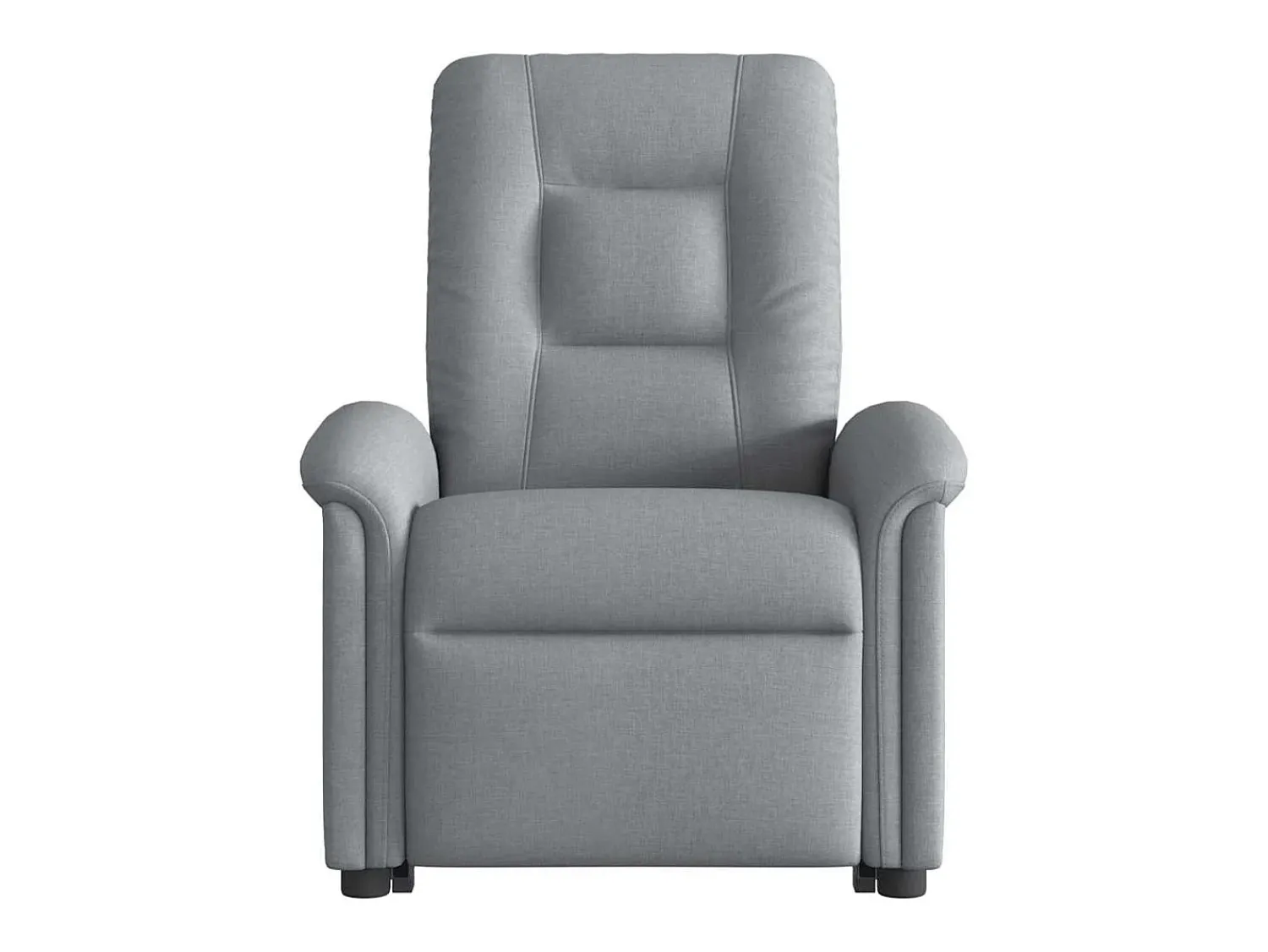 Poltrona* Poltrona reclinável massagens | Poltrona Confortável tecido -claro SHL345312 Cinzento