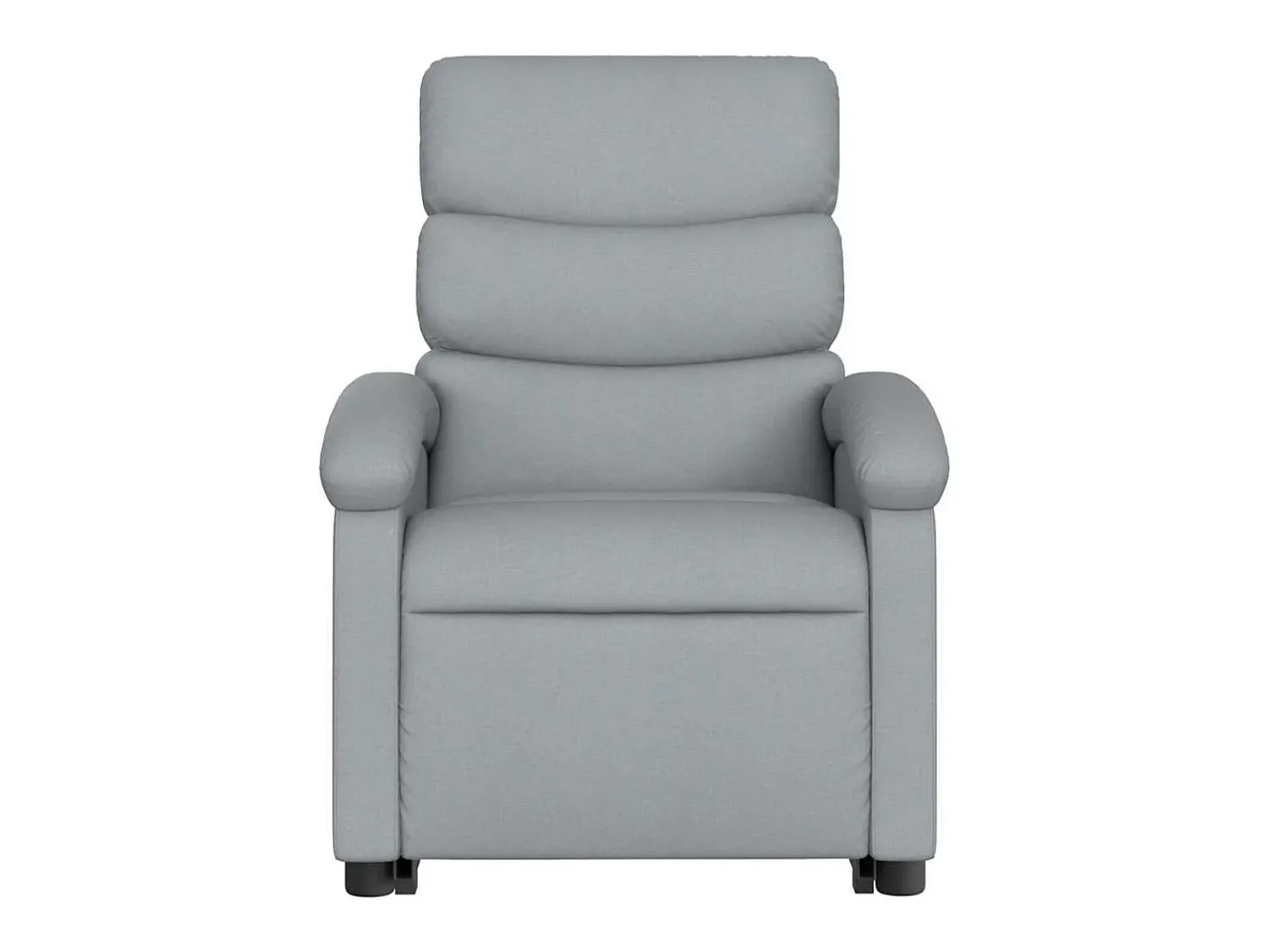 Poltrona* Poltrona reclinável massagens | Poltrona Confortável tecido -claro SHL16483 Cinzento