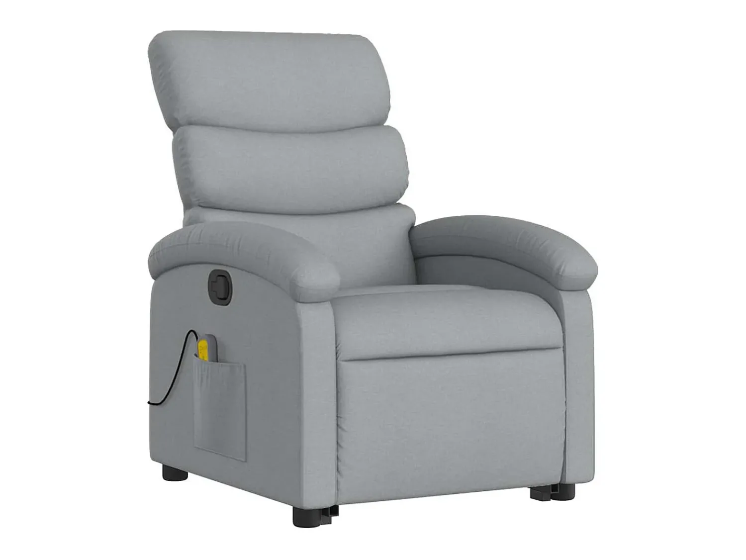 Poltrona* Poltrona reclinável massagens | Poltrona Confortável tecido -claro SHL16483 Cinzento